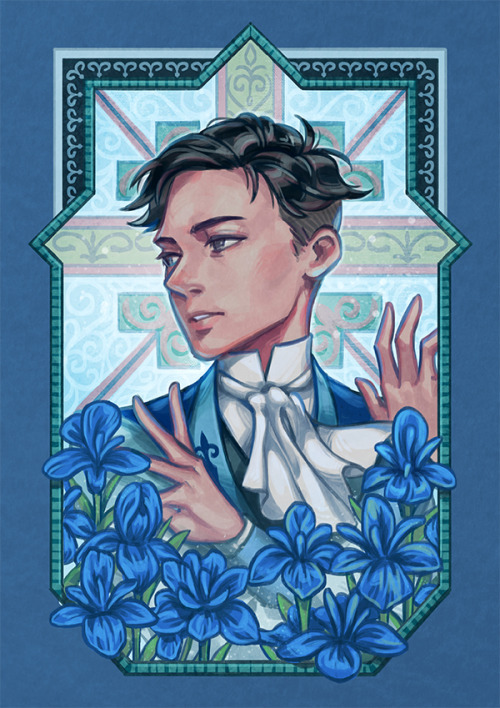 munette:  Aahh finally got to compile these YOI portraits! If anyone’s curious on how I designed each, I took inspiration from each of the their homeland’s culture/famous places/arts! Well maybe except for JJ, I focused more on making him look like