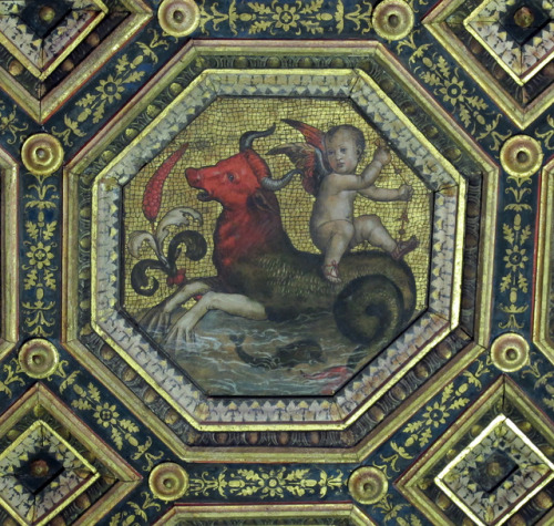 koredzas: Pinturicchio - Putti on Marine Bull. 1490