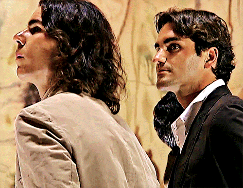 Rafael Nadal And Roger Federer During A Promotion Event At The Cathedral Of Santa Maria Of Palma Ahead