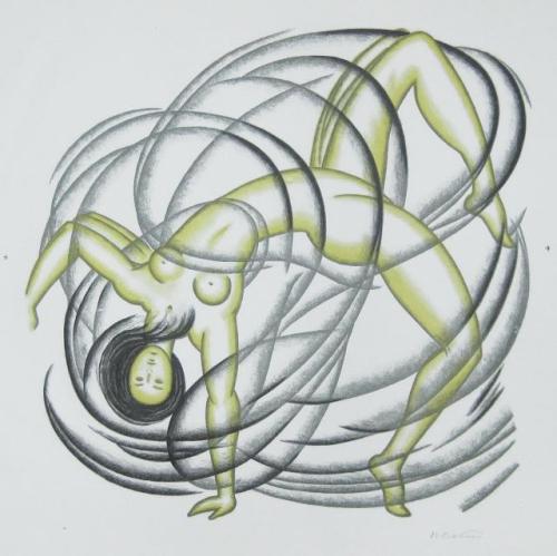 Nikolay Viting (Russian, 1910-1991)from the series Rhythmic gymnastics, 1981