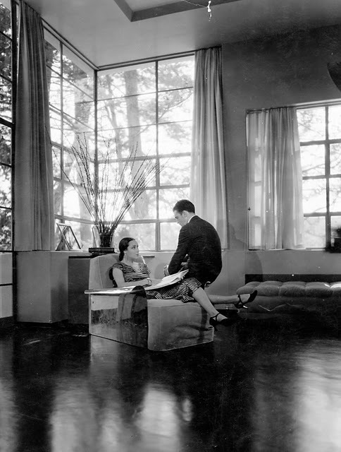 indypendent-thinking:  Dolores Del Rio and her second husband, Cedric Gibbons. He