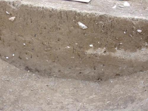 Neolithic causewayed enclosure at Burham (Kent, England).  Thisenclosure is located on the slope of 