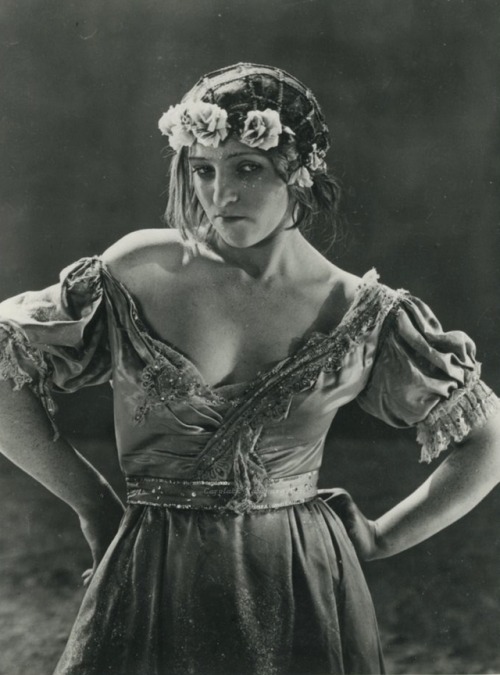 French actress Sandra Milovanoff as “Cossette” in “Les Miserables”. 1925