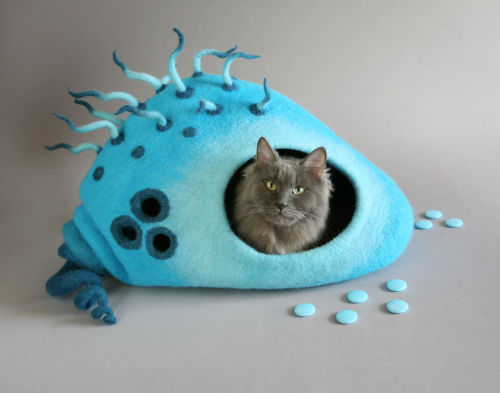 mayahan:Felt Cat Houses by Kosata Yuliya