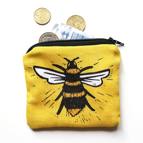 littlealienproducts:  Bee Purse // $15