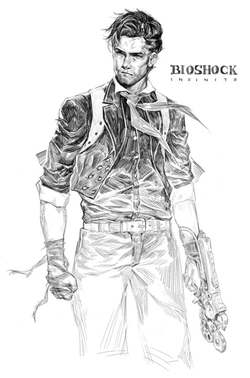 bioshockvigors:Booker by e-kao