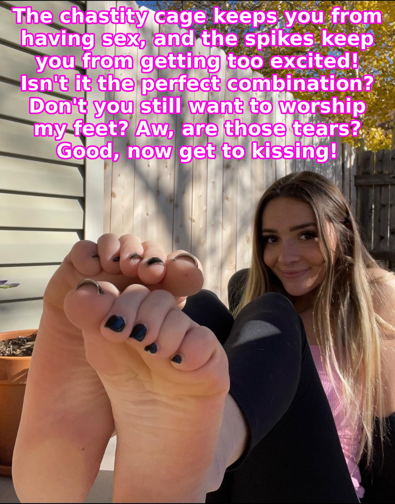 Chastity Foot Fetish