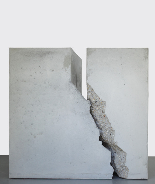 insolvent-architect: Untitled (Gegenstück), 2012, concrete, 130 x 135 x 90 cm by Christoph Weber