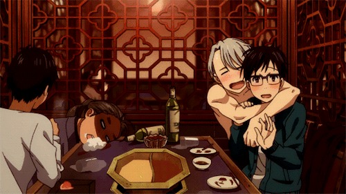 Signs as Yuuri Katsuki and Victor Nikiforov gifs