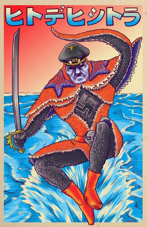 Starfish Hitler.  An actual villain from Kamen Rider.