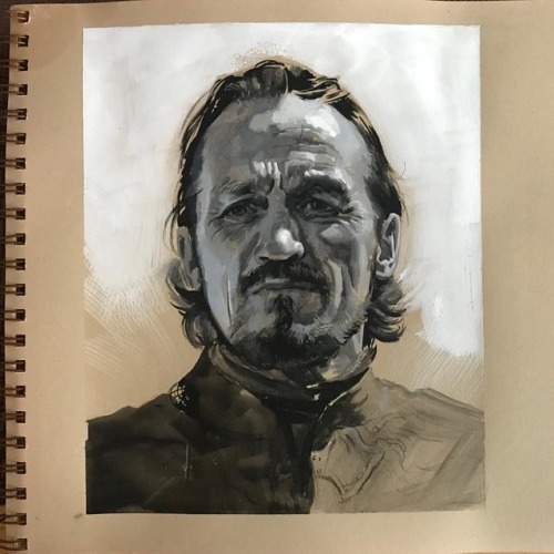 A gouache painting of everyone’s favorite sellsword. This was my demo in my Portrait in Gouache clas