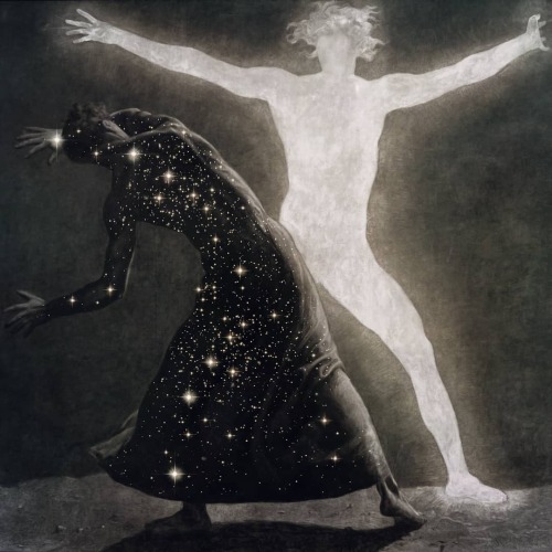 aqua-regia009:• The Astral Man | Original piece by Sascha Schneider in 1903.• Yvonne | Origina piece