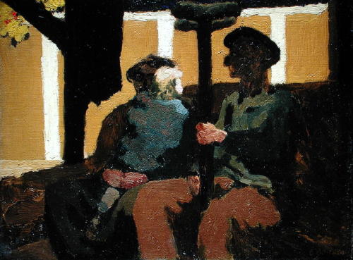 The Third Class Carriage -  Edouard vuillard 1894Post-impressionism