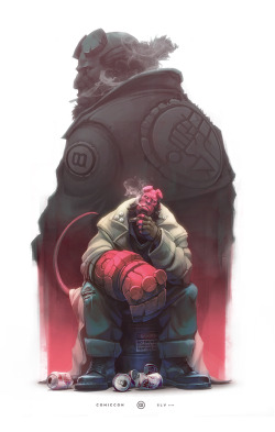 herochan:  Hellboy Created by Miguel Membreño