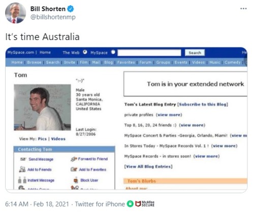 theauspolchronicles:Whoever is running Shorten’s social media is more competent and quicker thinking