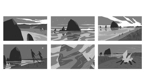 leilacourtillon: Some concepts I did last year for the short film Travel Oregon at Sun Creature’s st