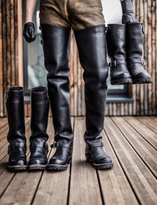 megabootman: Two Pairs of Wesco Boss Boots; One Pair of Wesco Big Boss Boots.