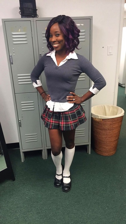 nunaaf: From my most recent shoot at RSI! Ready to see me get spanked in class?