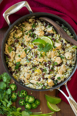 do-not-touch-my-food:  Cilantro-Lime Chicken and Rice with Black Beans