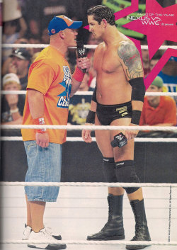 fishbulbsuplex:  John Cena and Wade Barrett  I kinda miss the days when Wade was bossing John around. It was actually a turn on! 