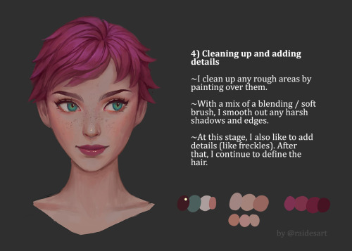 art-res:raidesart:So many of you asked for a tutorial on how I paint faces/ add a light source, so h