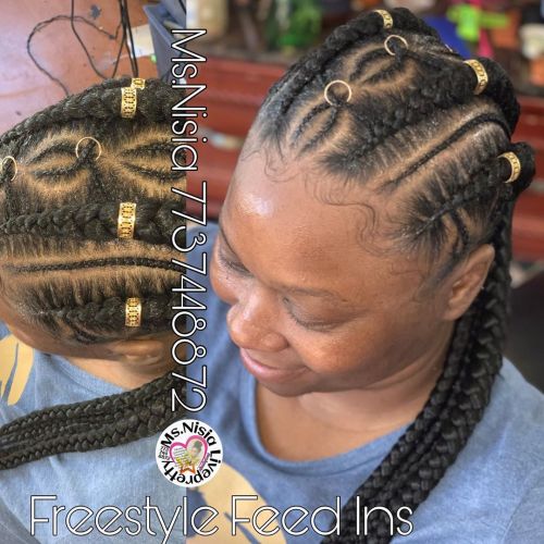 Freestyling is one of my greatest joys when doing hair&hellip; creative range even with time limits 