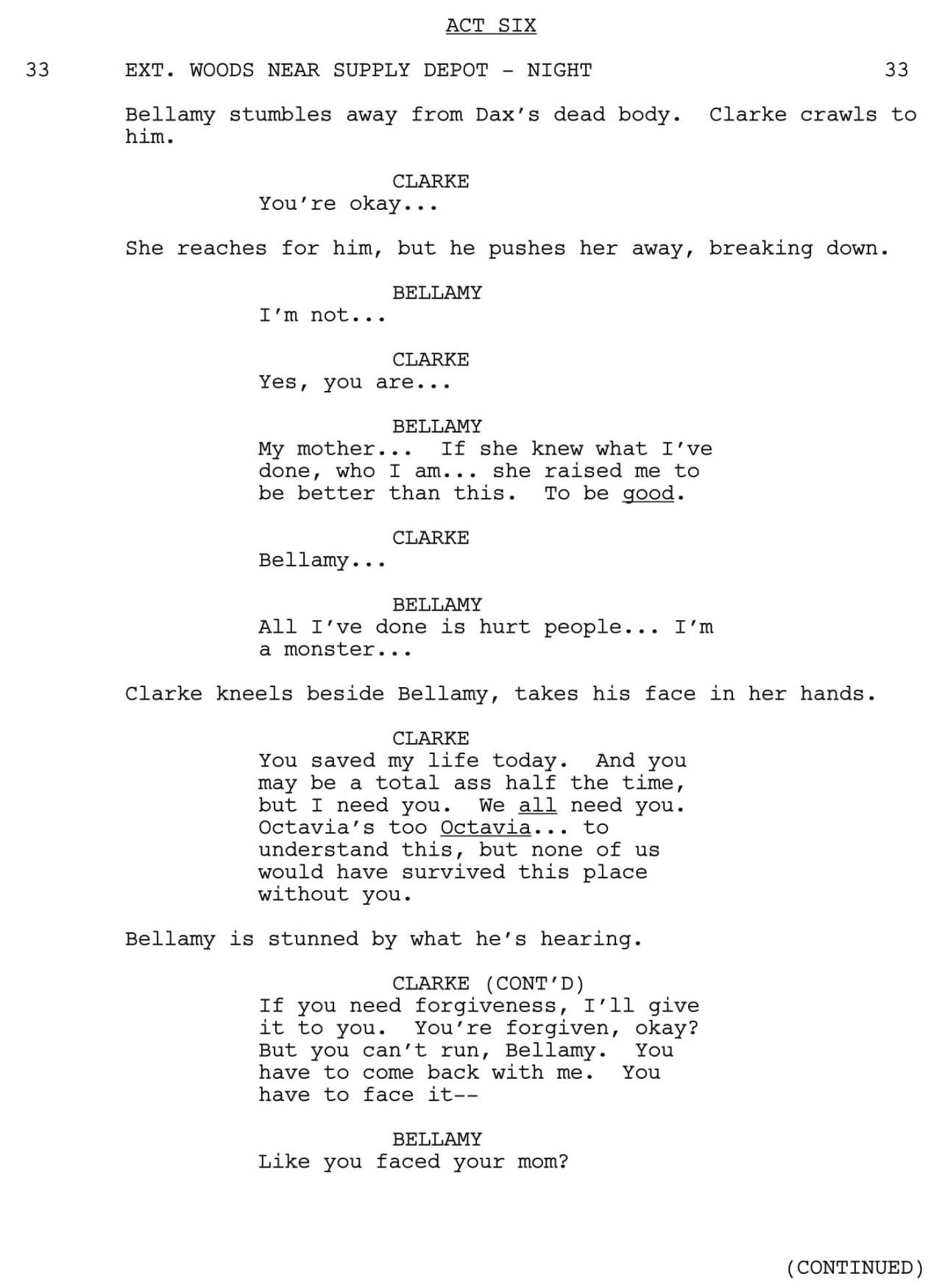 Let’s get started with the first scene from “Day Trip”, written by Elizabeth
