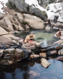 maddieonthings:  The world feels a bit wild out there, but then ya get in a hot spring for a few ✨