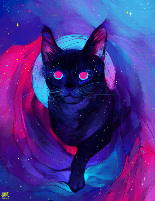 Some Of My Kitty Paintings From This Year (find My Art On Insta + Twitter + Inprnt + Twitch @jakeromanoart)watch