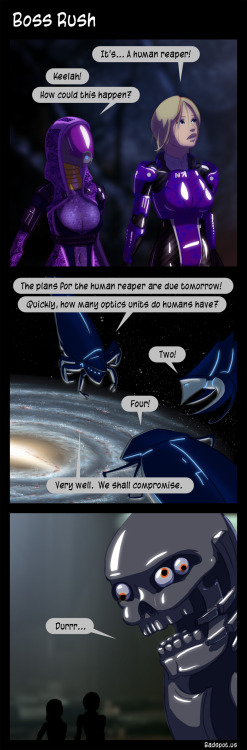 myresin:Mass Effect Comic ‘Boss Rush’ by ~Badspot