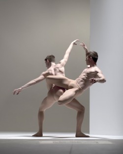 franciscoperezpolo:    Ed Pearce &amp; Adam Kirkham in ‘the Talent 2013’ - Photo: © BalletBoyz   
