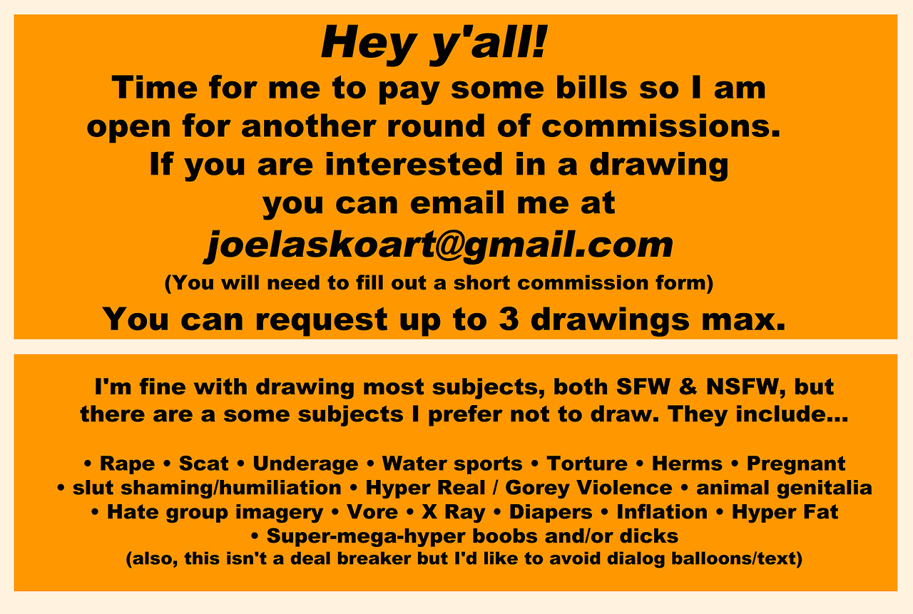 no-lasko: October looms around the corner and so. does. smut duck! October Commissions