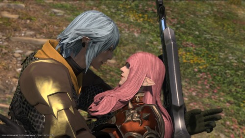 the Miss Nox x Haurchefant gpose compilation nobody asked for but you’re getting it anyway