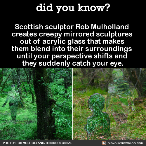 silent-calling:jabletown:manicpixiedreamalien:did-you-kno:Scottish sculptor Rob Mulholland creates c