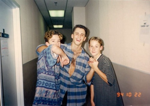 themmcdaily:  Justin Timberlake, Tony Lucca and Ryan Gosling ca. 1994