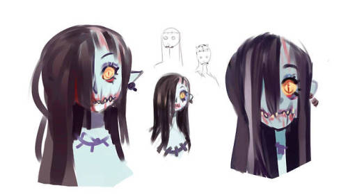 cyancapsule:  Old undead girl doodles and stuff previously posted to my Twitter!Find me on Twitter where I try to post something daily! Support me on Patreon for new PSDs & sketch batches!You can find previous Patreon rewards on my Gumroad! 