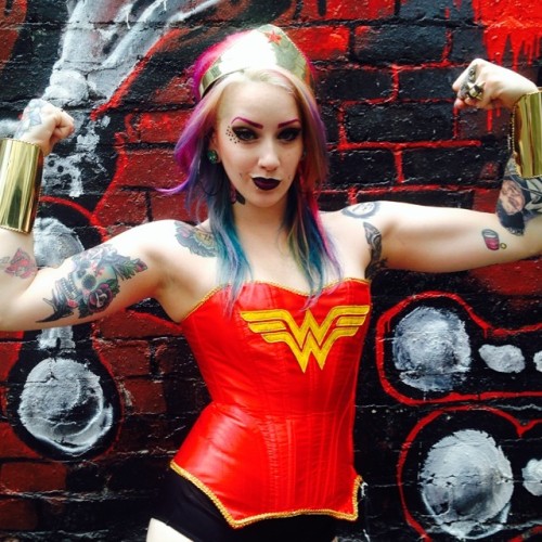 lindseyjenningss:  I hope comic con is ready for the @suicidegirls !!! #sdcc #sgcon2014 #wonderwoman  #WCW babe<3