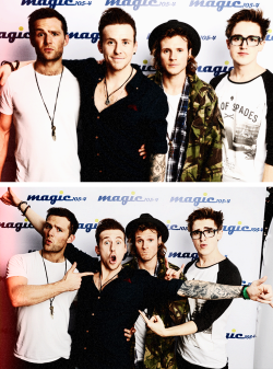 onefortheradios:   McFLY at Magic Fm Sparkle