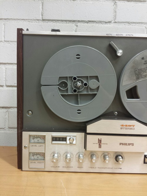 Philips N4 407 4-Track Reel-To-Reel Tape Recorder, 1969