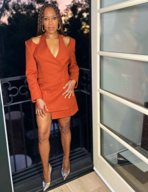 Best Dressed of The Year 2021 017/365Regina King wore Dion Lee at Jimmy Kimmel Live!