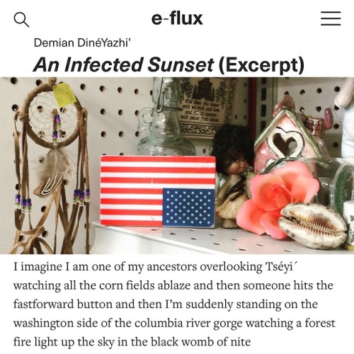 An excerpt from my forthcoming ekphrastic long poem, An Infected Sunset, appears in e-flux‘s April 2