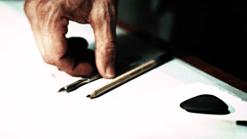 palindroned: I learned very early on a scalpel cuts better points than a pencil sharpener.
