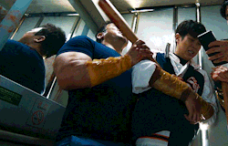 omercifulheaves:pariztexas:    Ma Dong-seok in Train to Busan (2016) dir. Yeon Sang-ho So many actors trying to look swole and roided up as possible for their superhero roles and yet not a single one of them can bring the ‘I could absolutely kick the