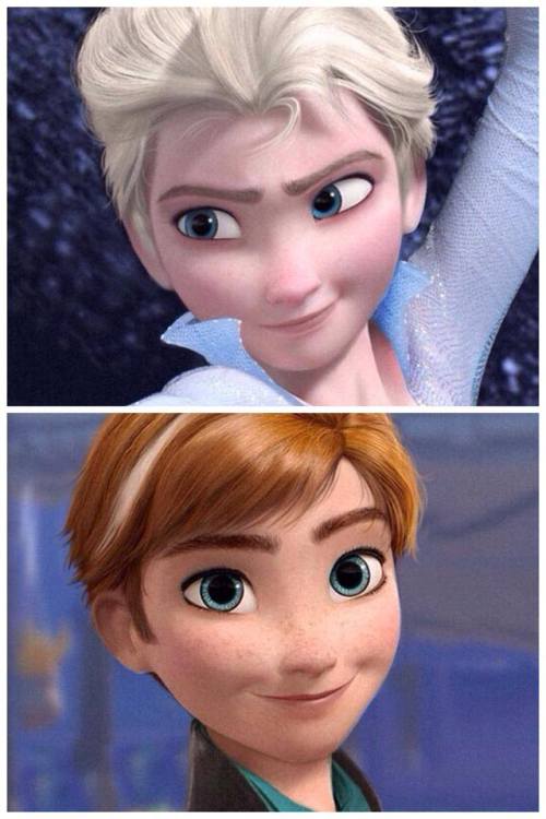 Gender disney swap frozen