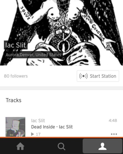 Look me up (iac slit) Ima start putting my music on SoundCloud I got one rn but I’ll put more 