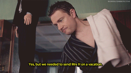 aconsultingdetective:   Legit Johnlock Scenes  Every day at 221B can be a sex holiday.
