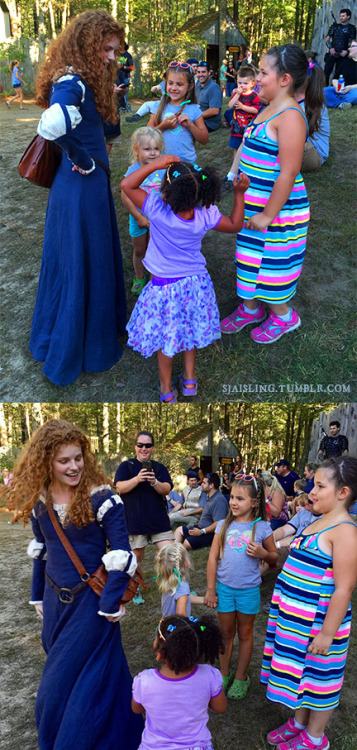 I went to King Richard’s Faire dressed as Merida this past weekend, and was mistaken for a professio