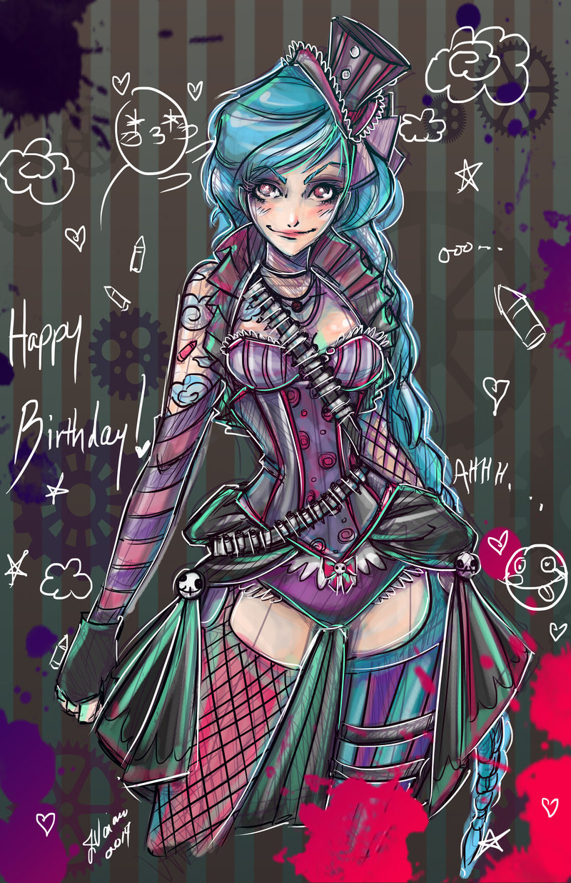 noflutter:  Happy Birthday Love Jinx by NoFlutter