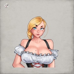 bbc-chan:  manorstories: Sylvia’s second chapter is getting another mini game and … its assotiated pinup.  All we can say about it is … “bouncing”.  BBCchan did another awesome job designing her.  BBCchan patreon :Https://patreon.com/bbcchan