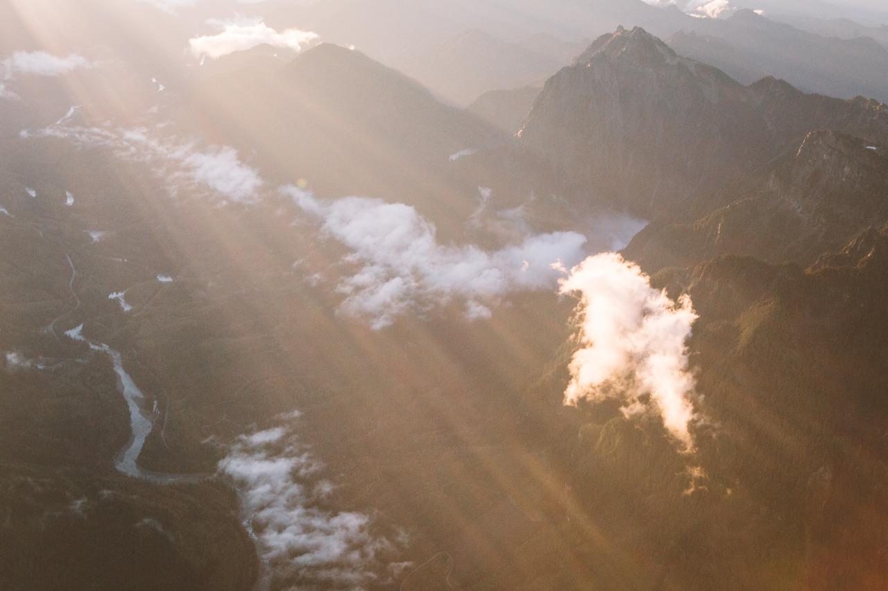 forrestmankins:  Flying over the mountains, trees, and clouds in the central Cascades.Prints